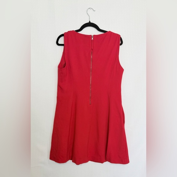 SPANX Perfect Fit & Flare Red Ponte Dress Sleeveless Pockets High Neck | XL - Picture 9 of 12